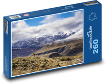 Śnieżne szczyty gór Puzzle 260 elementów - 41x28,7 cm