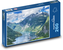 Norwegen - Fjorde Puzzle 260 Teile - 41 x28,7 cm