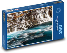 Vodopád na rieke Puzzle 260 dielikov - 41 x 28,7 cm 