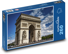 Francúzsko - Paríž - Víťazný oblúk Puzzle 260 dielikov - 41 x 28,7 cm 
