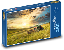 Tractor in the field Puzzle 260 pieces - 41 x 28.7 cm 