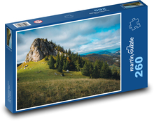 Panorama górska i lasy Puzzle 260 elementów - 41x28,7 cm