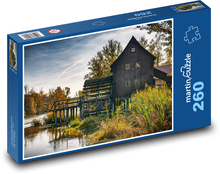 Wassermühle Puzzle 260 Teile - 41 x28,7 cm