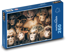 Karnevalové masky Puzzle 260 dielikov - 41 x 28,7 cm