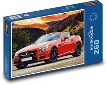 Elegancki roadster na panoramicznej drodze Puzzle 260 elementów - 41x28,7 cm