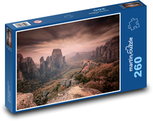 Grecja - Meteory Puzzle 260 elementów - 41x28,7 cm