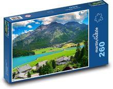 Alpy Austriackie Puzzle 260 elementów - 41x28,7 cm