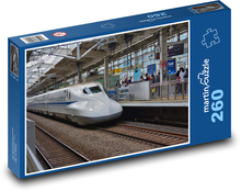 Vlak v Japonsku - Shinkansen Puzzle 260 dielikov - 41 x 28,7 cm 