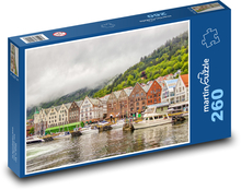 Nórsko - Bergen Puzzle 260 dielikov - 41 x 28,7 cm 
