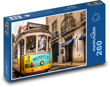 Električka v meste - Portugalsko Puzzle 260 dielikov - 41 x 28,7 cm 