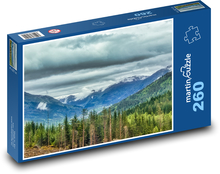 Norská přírodní krajina Puzzle 260 dílků - 41 x 28,7 cm