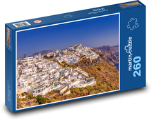 Město Santorini - Řecko Puzzle 260 dílků - 41 x 28,7 cm