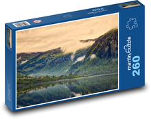 Mountain landscape with lake Puzzle 260 pieces - 41 x 28.7 cm 
