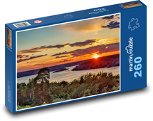 Západ slunce Puzzle 260 dílků - 41 x 28,7 cm