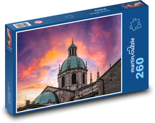Chrám, strecha Puzzle 260 dielikov - 41 x 28,7 cm 
