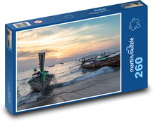 Lode pri západe slnka Puzzle 260 dielikov - 41 x 28,7 cm