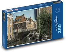 Holandsko - plavební kanál Puzzle 260 - 41x28,7 cm