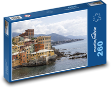 Italienische Küstenstadt Puzzle 260 Teile - 41 x28,7 cm