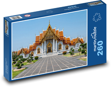 Bangkok - Mramorový chrám Puzzle 260 - 41x28,7 cm