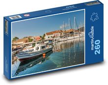 Grécko - prístav Puzzle 260 dielikov - 41 x 28,7 cm 