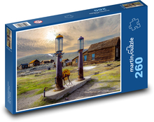 Stacja paliw Puzzle 260 elementów - 41x28,7 cm