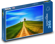 Cesta mezi poli Puzzle 260 dílků - 41 x 28,7 cm