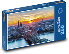 Kolín nad Rýnem - katedrála Puzzle 260 dílků - 41 x 28,7 cm
