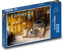 Veteran in the workshop, car service Puzzle 260 pieces - 41 x 28.7 cm