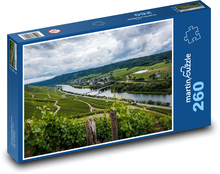Německo, vinařská obec Puzzle 260 dílků - 41 x 28,7 cm