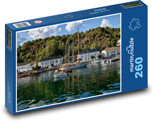 Port skandynawski Puzzle 260 elementów - 41x28,7 cm