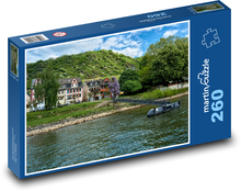 Bacharach am Rhein, Německo Puzzle 260 dílků - 41 x 28,7 cm