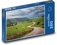 Klikatá silnice mezi vinicemi Puzzle 260 - 41x28,7 cm