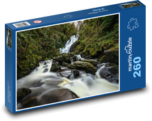 Wodospad leśny Puzzle 260 elementów - 41x28,7 cm