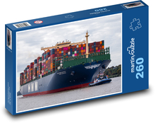 kontajnerová loď Puzzle 260 dielikov - 41 x 28,7 cm 