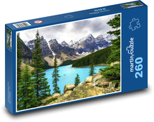 Švajčiarsko - horské jazero Puzzle 260 dielikov - 41 x 28,7 cm 