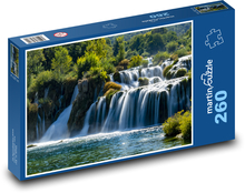 Chorvatsko - Plitvice Puzzle 260 dílků - 41 x 28,7 cm