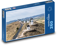 Windmills - Spain Puzzle 260 pieces - 41 x 28.7 cm 