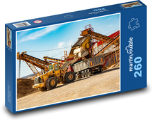 Construction machinery Puzzle 260 pieces - 41 x 28.7 cm 