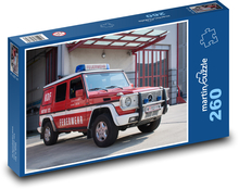 Mercedes - Hasičské auto Puzzle 260 dielikov - 41 x 28,7 cm 
