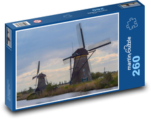 Windmills Puzzle 260 pieces - 41 x 28.7 cm 