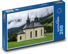 Švýcarsko - kostel Puzzle 260 dílků - 41 x 28,7 cm
