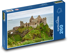 Irsko - hrad Dunluce Puzzle 260 dílků - 41 x 28,7 cm