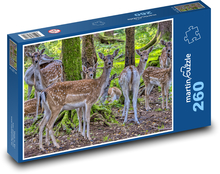 Daněk evropský Puzzle 260 dílků - 41 x 28,7 cm