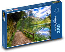 Cesta pri jazere Puzzle 260 dielikov - 41 x 28,7 cm 