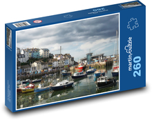 Prístav, lode Puzzle 260 dielikov - 41 x 28,7 cm 