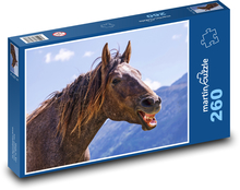 Brown horse Puzzle 260 pieces - 41 x 28.7 cm