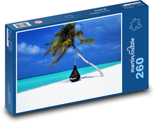 Maledivy - palma Puzzle 260 dílků - 41 x 28,7 cm