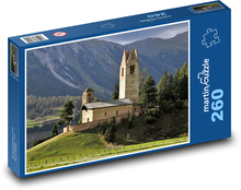 Kościół, ruiny Puzzle 260 elementów - 41x28,7 cm