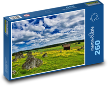 Wiese, Landschaft Puzzle 260 Teile - 41 x28,7 cm