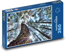 Stromy, les, příroda Puzzle 260 dílků - 41 x 28,7 cm